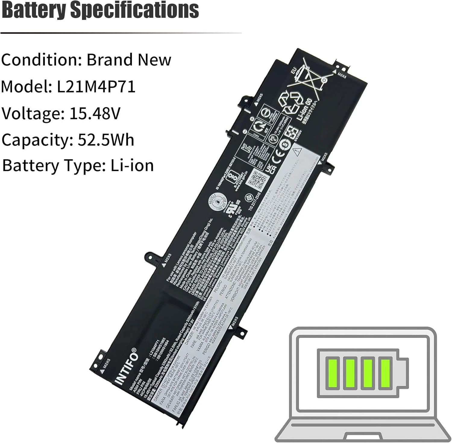 Lenovo ThinkPad T14 Gen 3 Battery (L20M4P73 / L20L4P73) – Nairobi Kenya