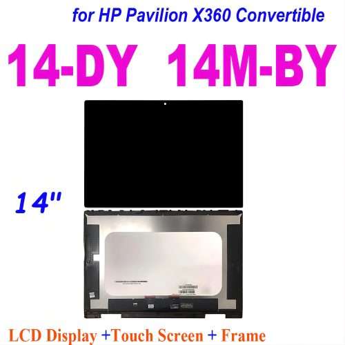 1920*1080 FHD HP Pavilion X360 14Dy 14-Dy 14M-Dy1033dx Replacement LCD LED Display Screen + Digitizer touch Screen Assembly 14.0" inch 30Pins EDp