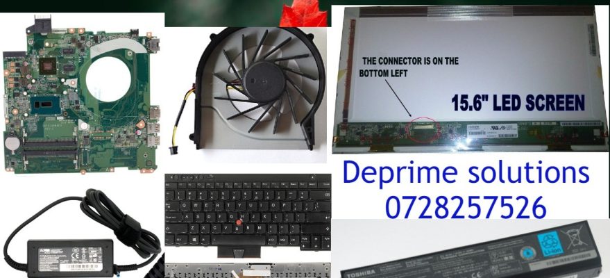 Laptop Screen-Battery-charger-keyboard-casing replacement in Deprime Solutions Nairobi CBD Kenya