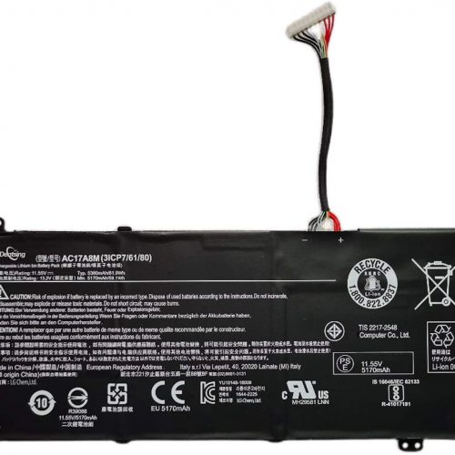 AC17A8M -Acer Spin SP314 Laptop replacement Battery