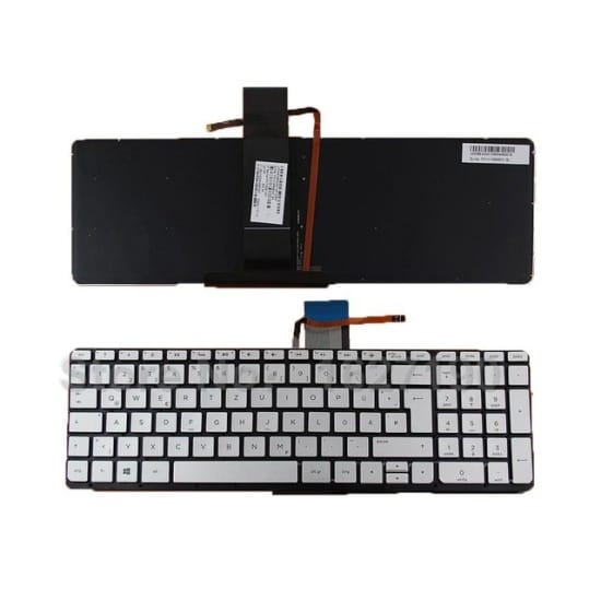 thumbnail interactive-video image 1 of Replacement Keys For HP Envy 15-AH Laptop - UK Layout, Backlit (Silver) - Individual Keys 1 of 6