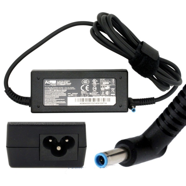 HP AC adapter charger + Power Cord Replacement UK Plug