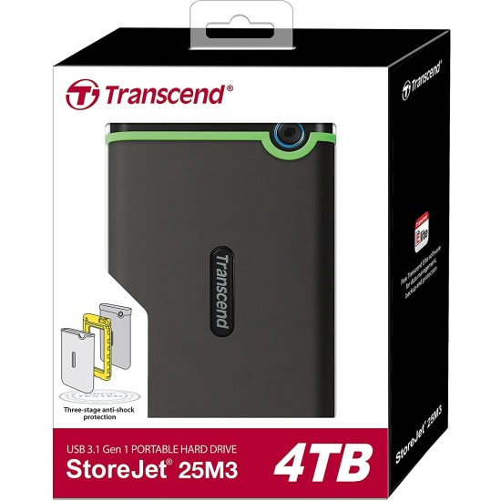 Transcend 4TB External Hard Drive – Portable USB Storage – Nairobi Kenya