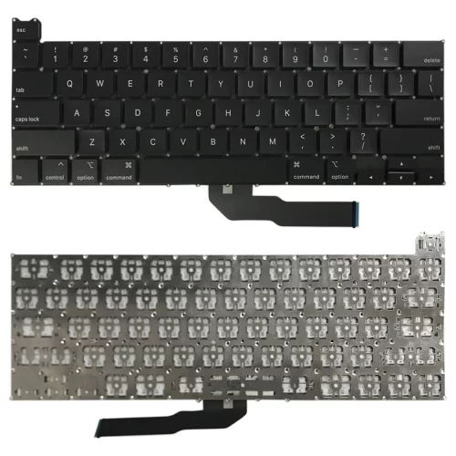 Apple MacBook Pro 13" M1 A2338 A2251 (LATE 2020) Replacement English US Layout Keyboard black keyboard for MacBook pro 13"