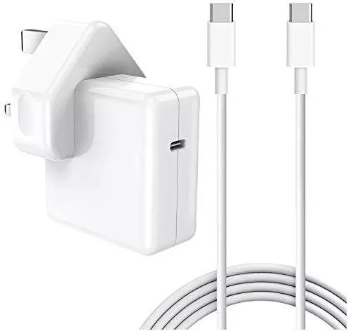 New  White USB-C Apple MacBook Pro 13" M1,2020 A2338 Replacement AC Adapter Charger 61W 20.3V3A