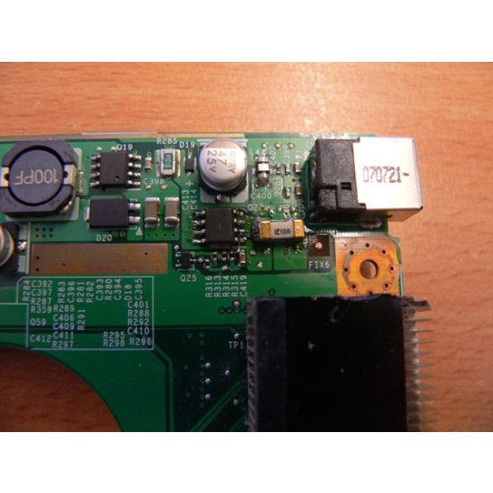 Asus P43s Motherboard Charging power port Jack repair