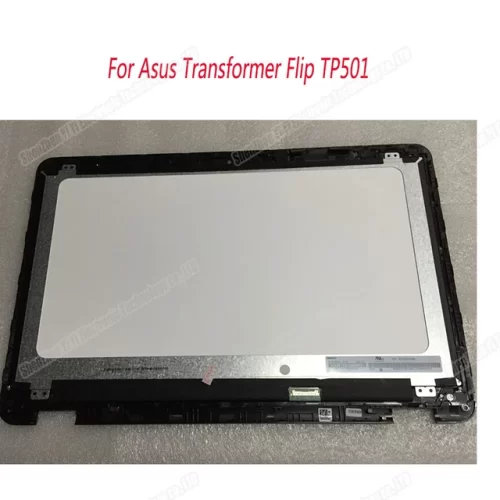 HD (1366x768) 15.6" LCD LED Display Touch Screen Assembly for Asus VIVOBOOK  Flip TP501UA Touch Screen +Bezel