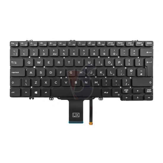 3JKFK  Dell Latitude 13 5300 series 5310 replacement English US Layout New Backlight Keyboard Backlit
