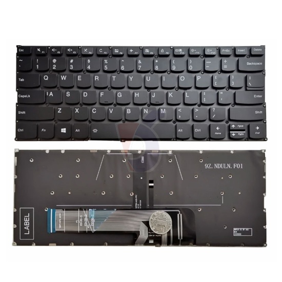 Teclado Para Laptop Lenovo Yoga 530-14ikb 530-14arr 730-13ikb 730-13iwl 730-15ikb 730-15iwl Con - Foto 9