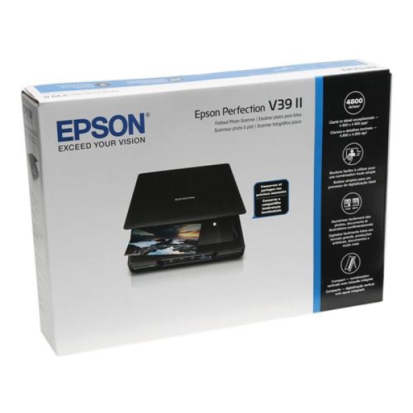 Epson Perfection V39 II Photo and Document Flatbed Scanner