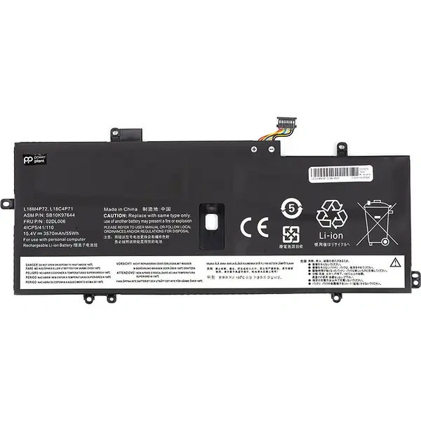 L18C4P71 Lenovo ThinkPad X1 Carbon 2019-2020- 7th -8th Gen- X1 Yoga 2019- 2020 series Replacement Laptop Battery