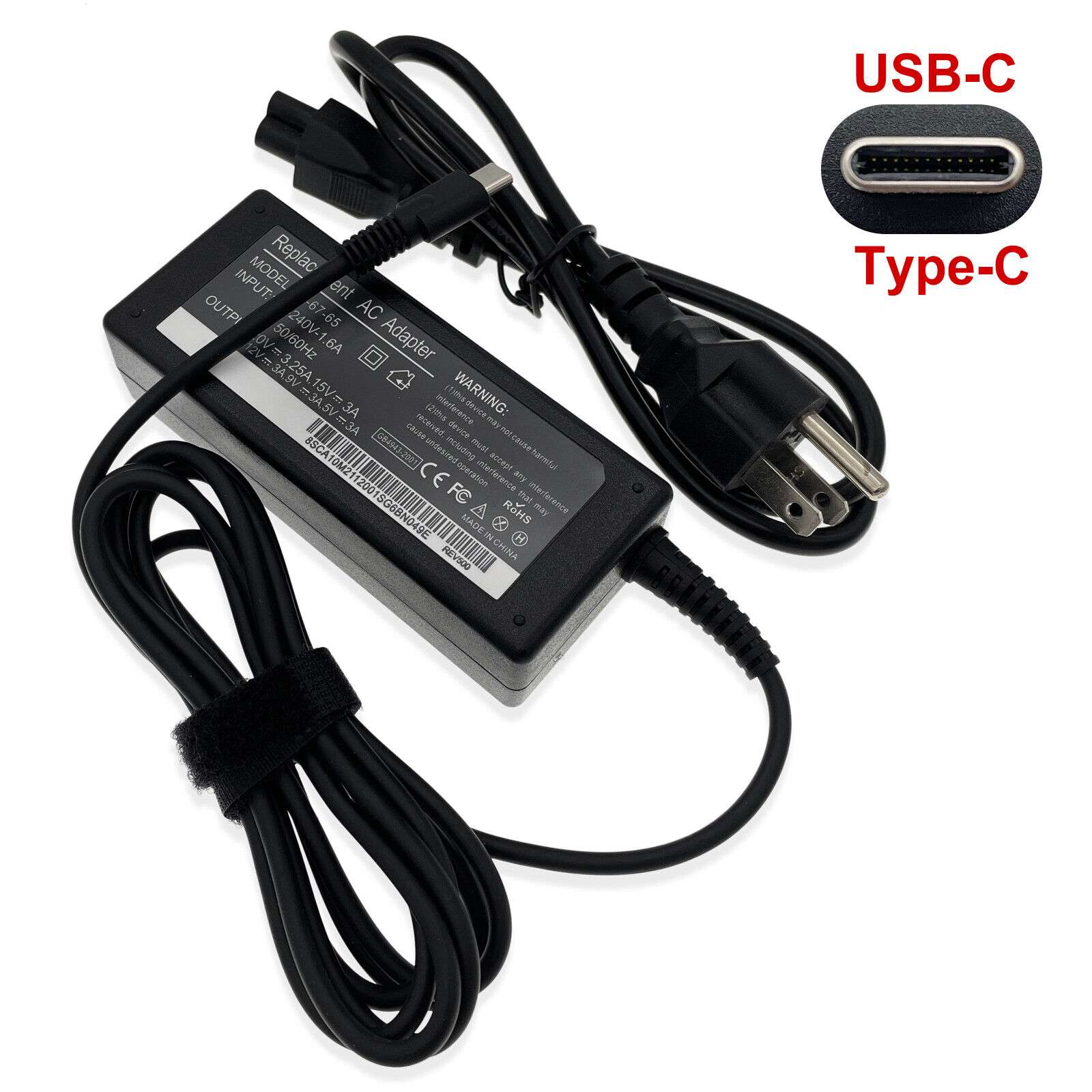 HP EliteBook 1030 G5 USB-C AC Adapter Laptop Type-C Charger Cord Replacement in Nairobi CBD at Deprime Solutions
